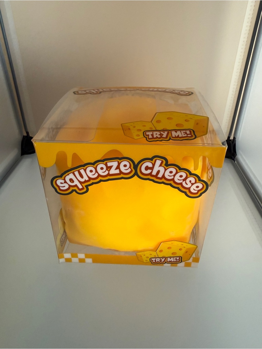 Jumbo XL Squeeze Cheese Squishy Super Soft & Solid